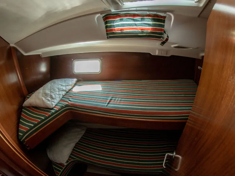 Cabin on Ekaterini, a Beneteau Oceanis 411 sailboat at Volos Municipality, Greece