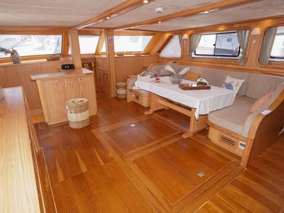 Salon of Perla Del Mar, a Unknown M/S Perla Del Mar yacht at Marmaris, Turkey