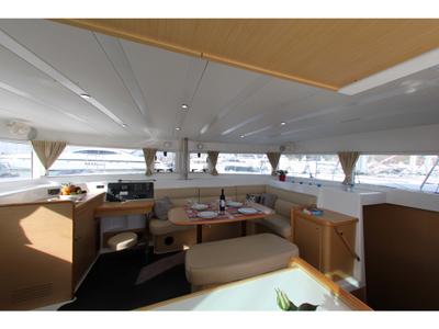 Salon of Fantasy, a Lagoon 420 catamaran at Athens, Greece