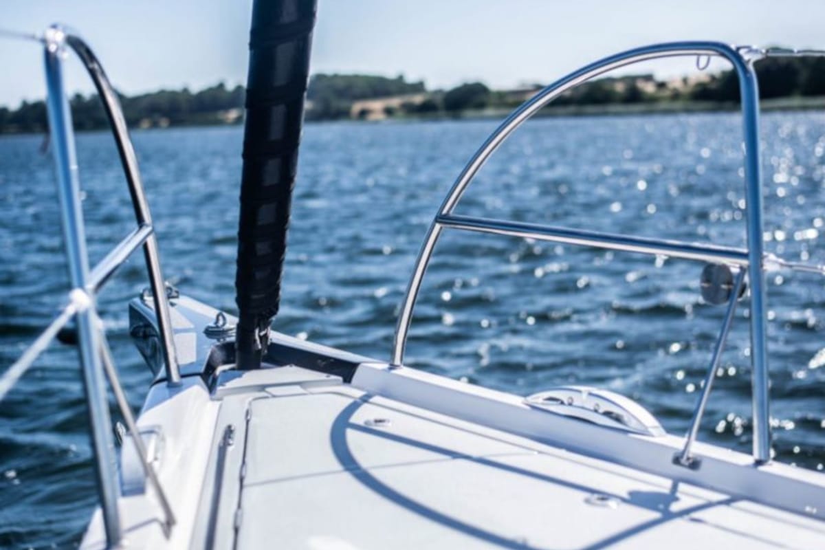 Exterior view of Gazelle, a X-Yachts Xp 44 sailboat at Lavreotiki Municipal Unit, Greece