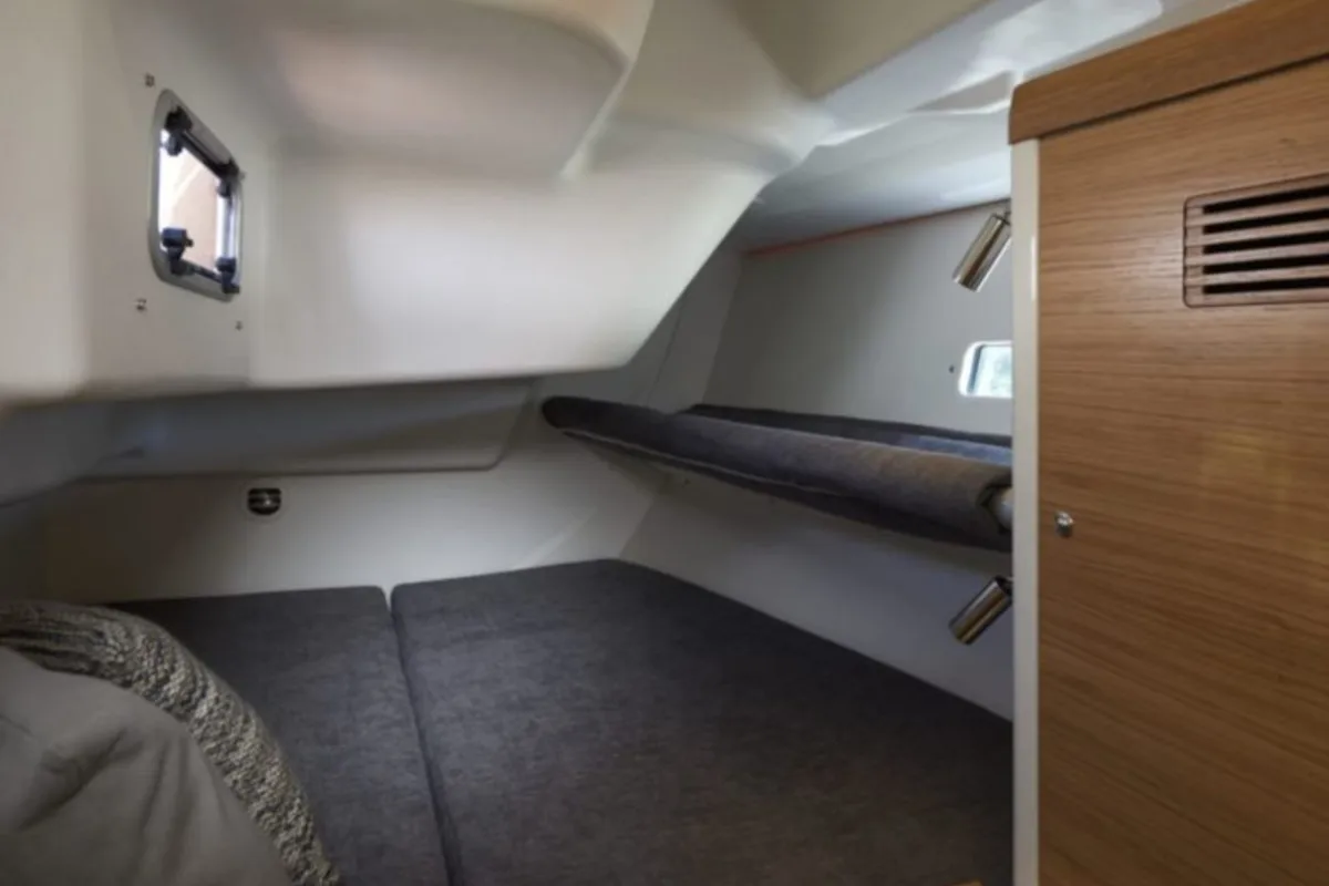 Cabin on Gazelle, a X-Yachts Xp 44 sailboat at Lavreotiki Municipal Unit, Greece