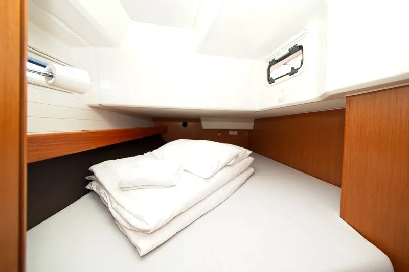 Cabin on Mh 76, a Bavaria Cruiser 41 sailboat at Murter, Croatia