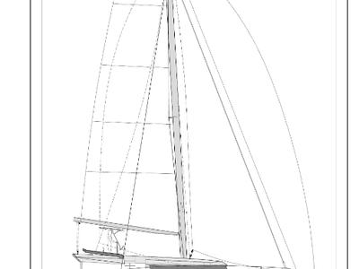 Floor plan of Teti, a Dufour 48 Catamaran catamaran at Olbia, Italy