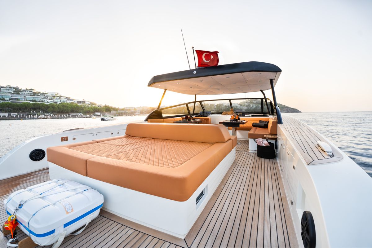 Exterior view of Phantom, a Gulet Motoryacht yacht at Bodrum, Turkey