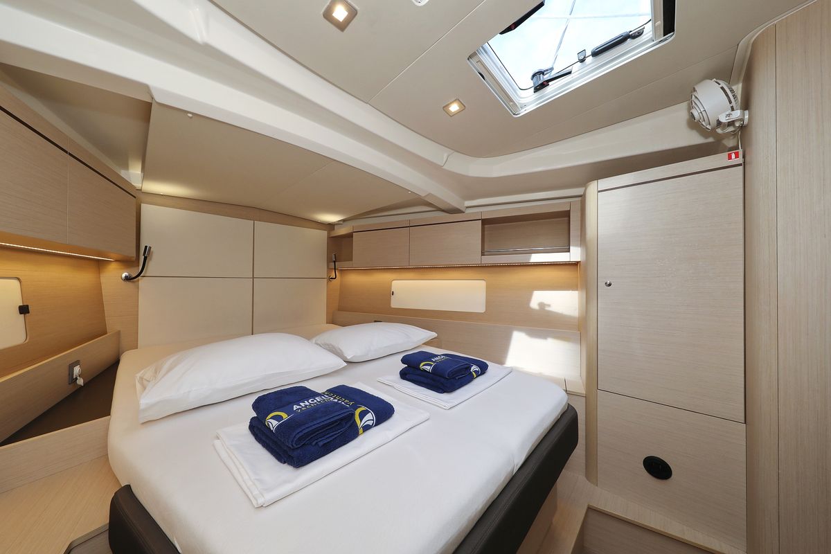 Cabin on My Course, a Beneteau Oceanis 46.1 sailboat at Grad Trogir, Croatia