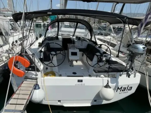 MAIA, a Bavaria Bavaria C42 sailboat at Athens, Greece