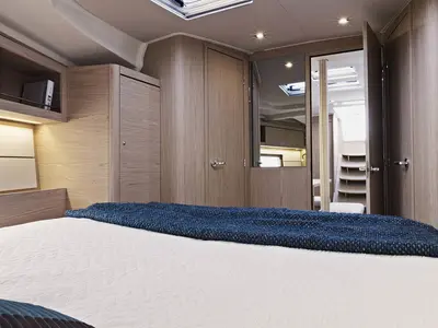 Cabin on Oceanis 461/3/3 Premium, a Beneteau Oceanis 461 sailboat at English Harbour, Antigua and Barbuda