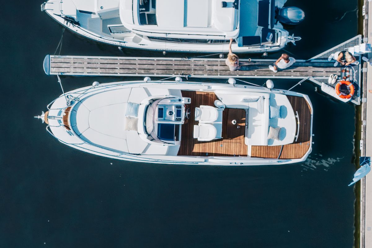 Exterior view of Capricorn, a Sessa Marine Sessa Key Largo 27 motorboat at Općina Sukošan, Croatia