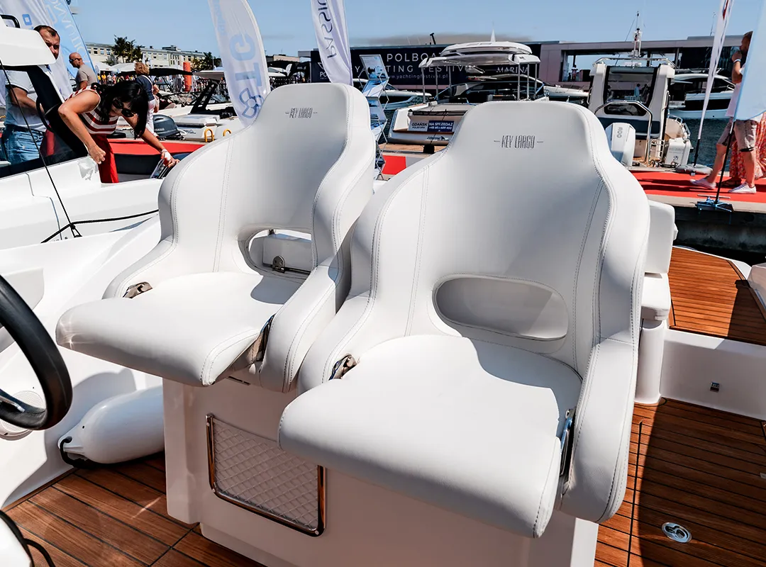 Cockpit of Capricorn, a Sessa Marine Sessa Key Largo 27 motorboat at Općina Sukošan, Croatia