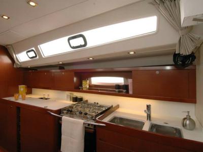 Galley of Flying Colours, a Beneteau Oceanis 50 Family sailboat at Općina Sukošan, Croatia