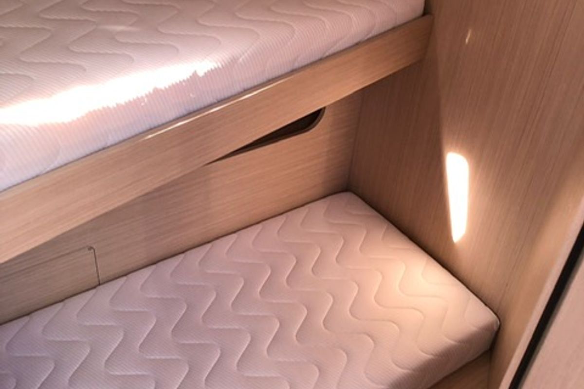 Cabin on Le Grand, a Beneteau Oceanis 51.1 sailboat at es Jonquet, Spain