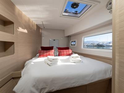 Cabin on SAX IV, a Lagoon 42 catamaran at Split, Croatia