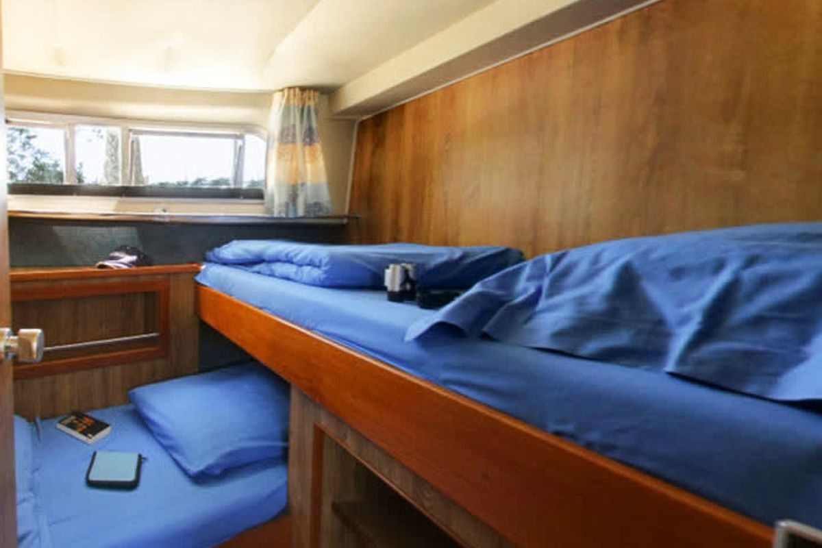 Cabin on Classique - Budget 6, a Gulet Classique motorboat at Rheinsberg, Germany