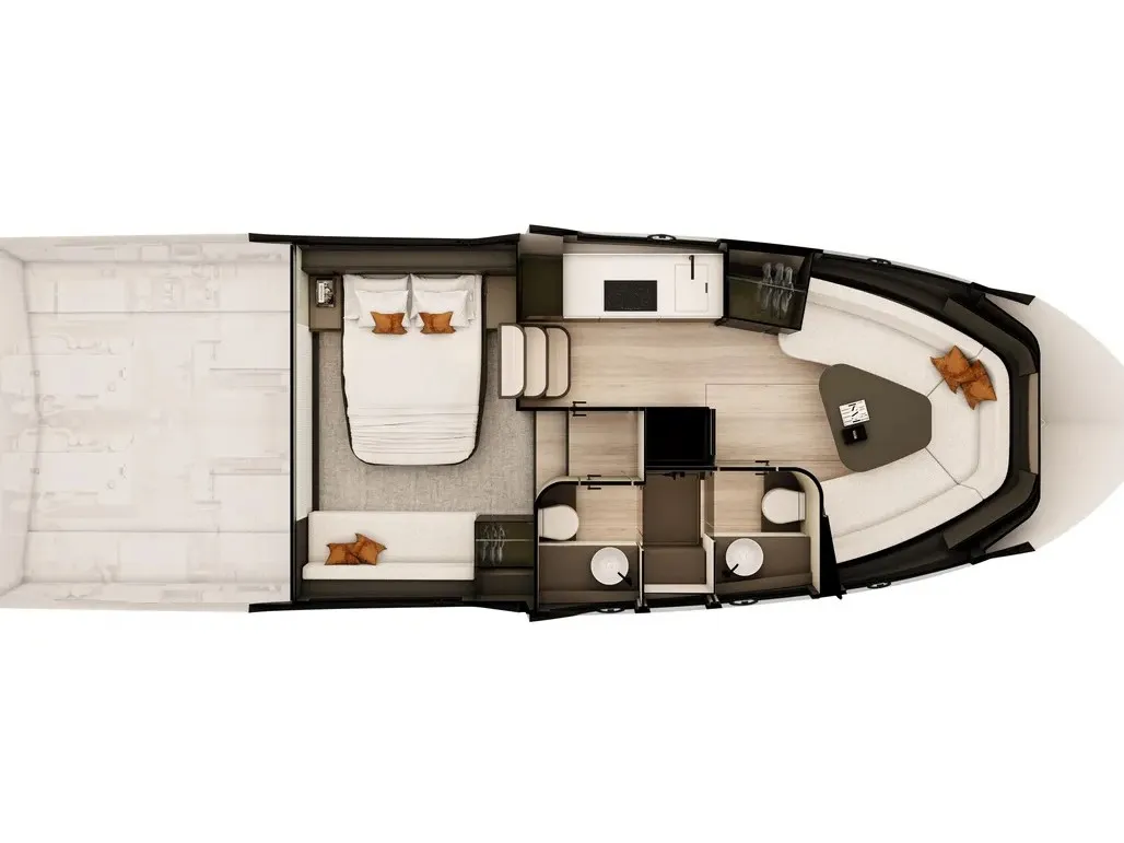 Premium +, a FIM FIM 440 Regina motorboat at Murter, Croatia