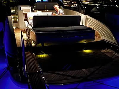 Premium +, a FIM FIM 440 Regina motorboat at Murter, Croatia