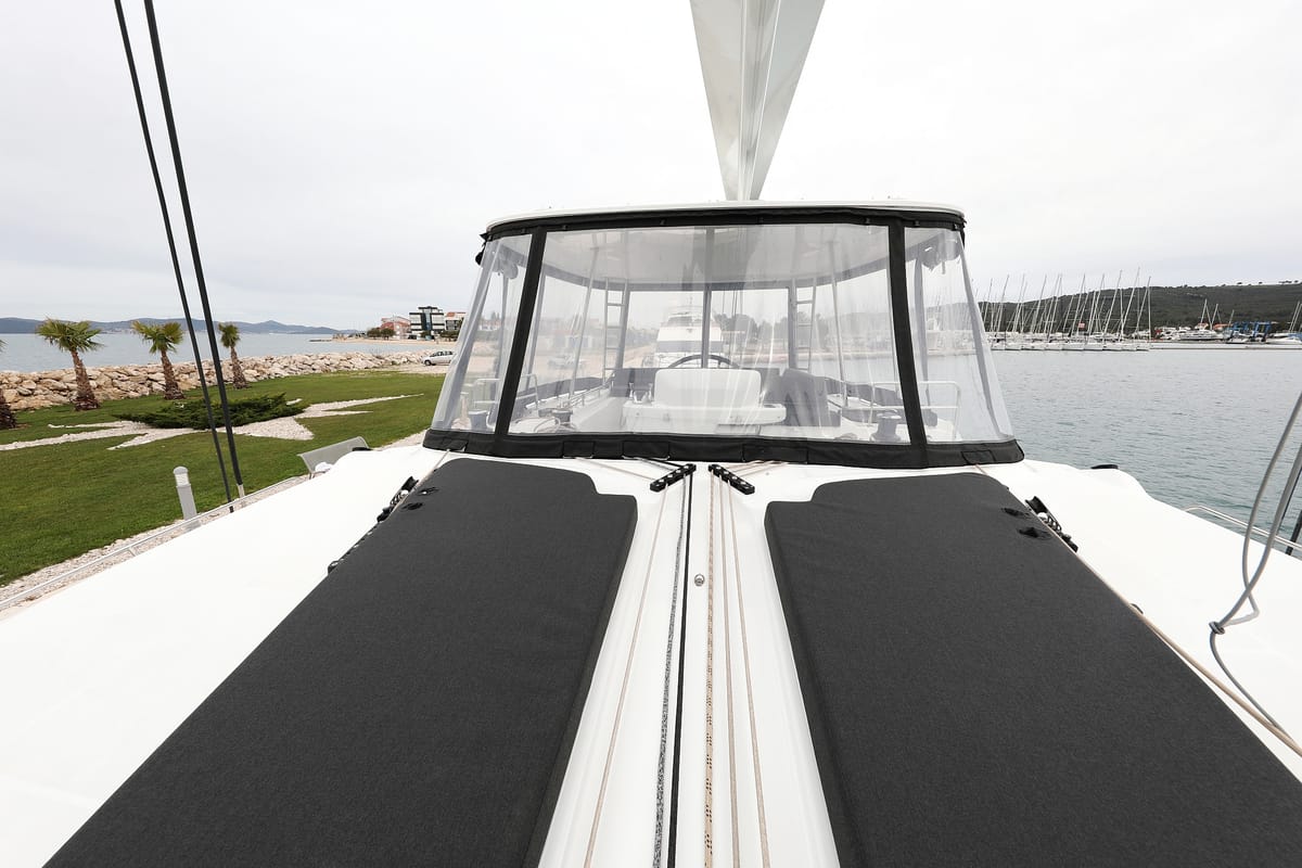 Cabin on Hattori Hanzō, a Lagoon 51 catamaran at Općina Sukošan, Croatia