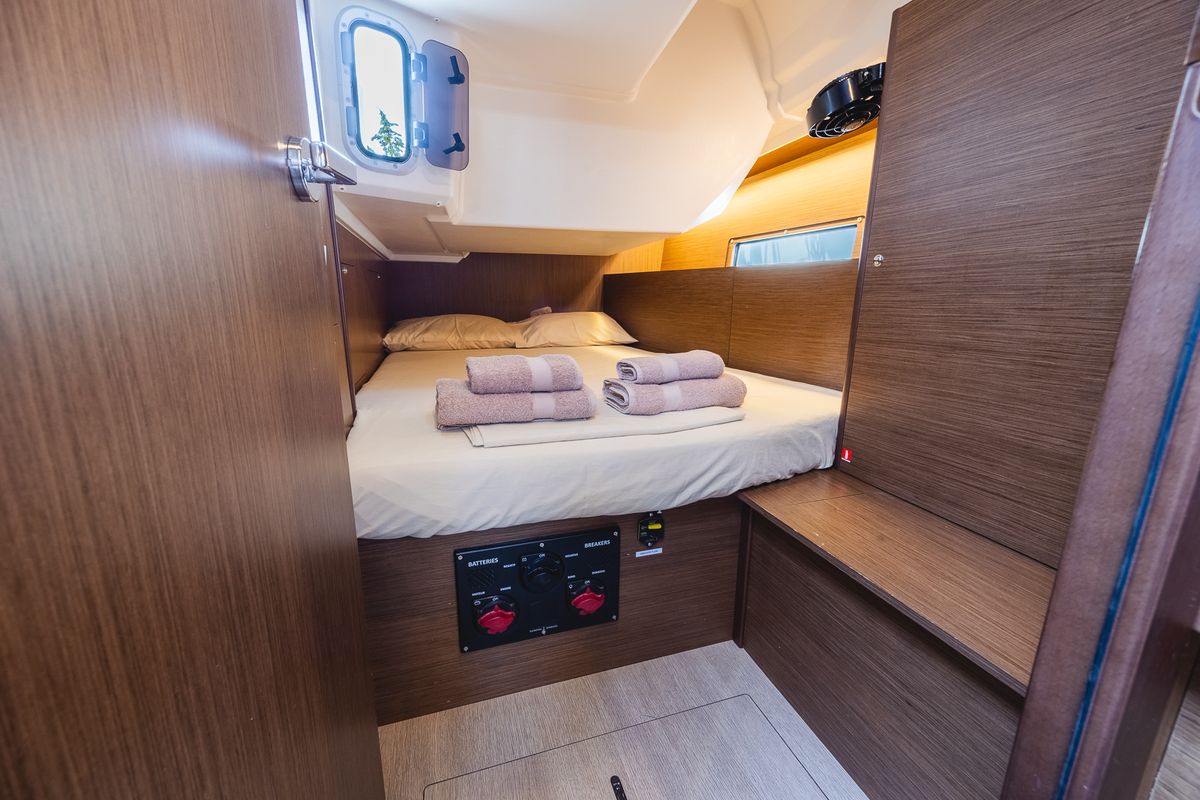 Cabin on Elma Built 2022, a Beneteau Oceanis 40.1 sailboat at Municipal Unit of Lefkada, Greece