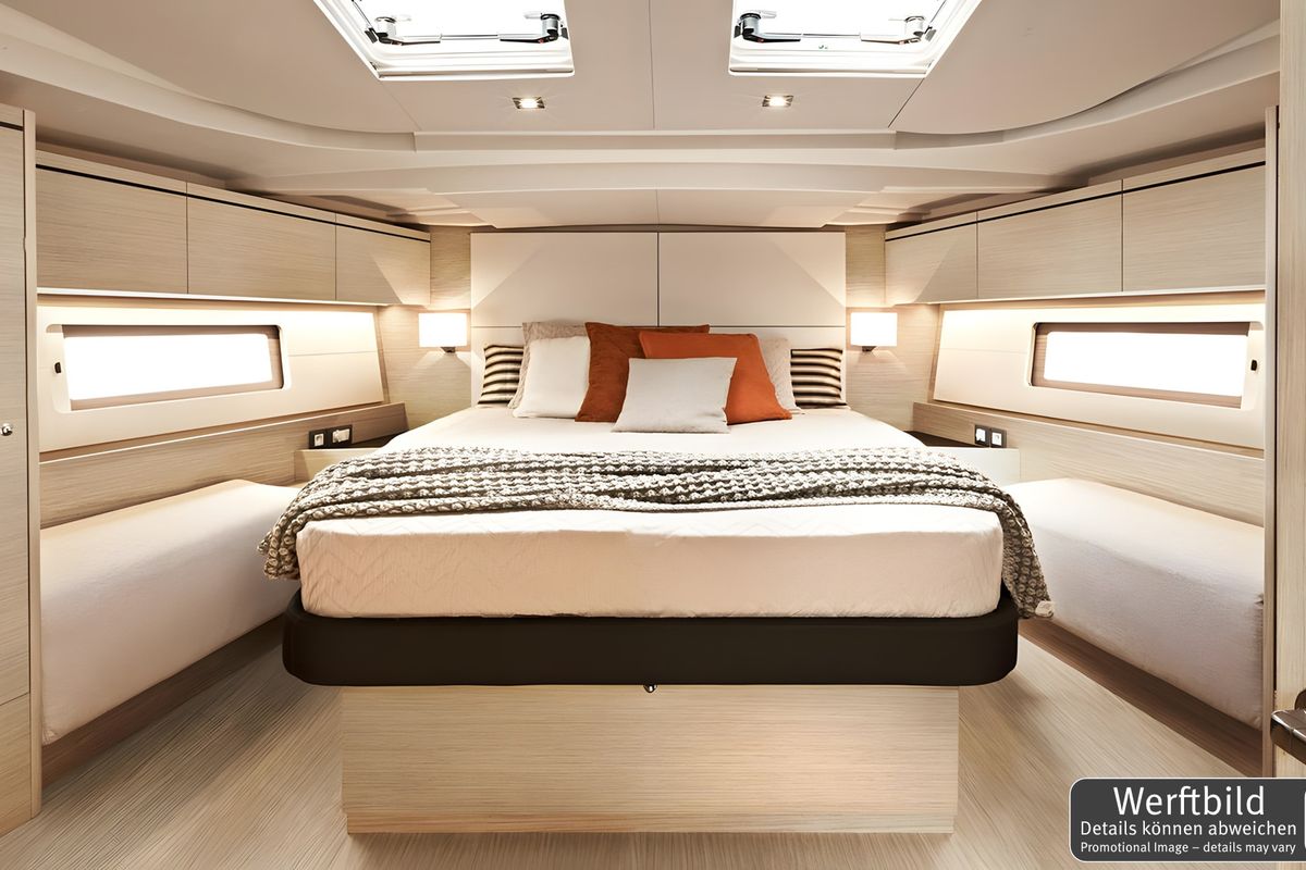 Cabin on Marny, a Beneteau Oceanis 51.1 sailboat at Općina Rogoznica, Croatia