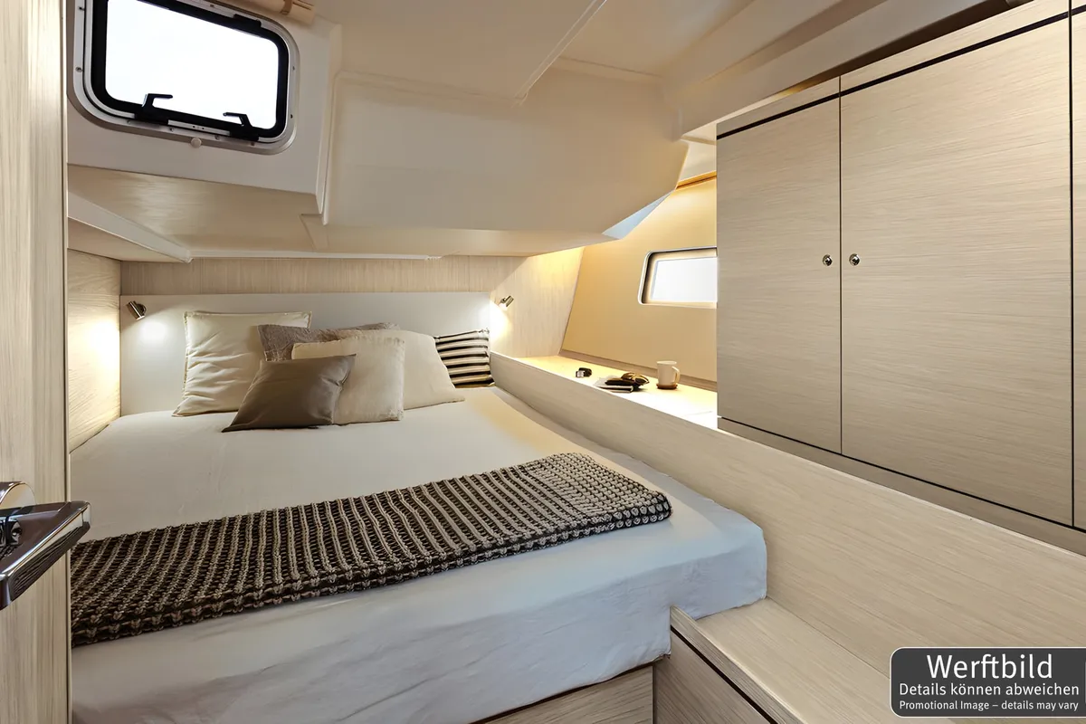 Cabin on Marny, a Beneteau Oceanis 51.1 sailboat at Općina Rogoznica, Croatia