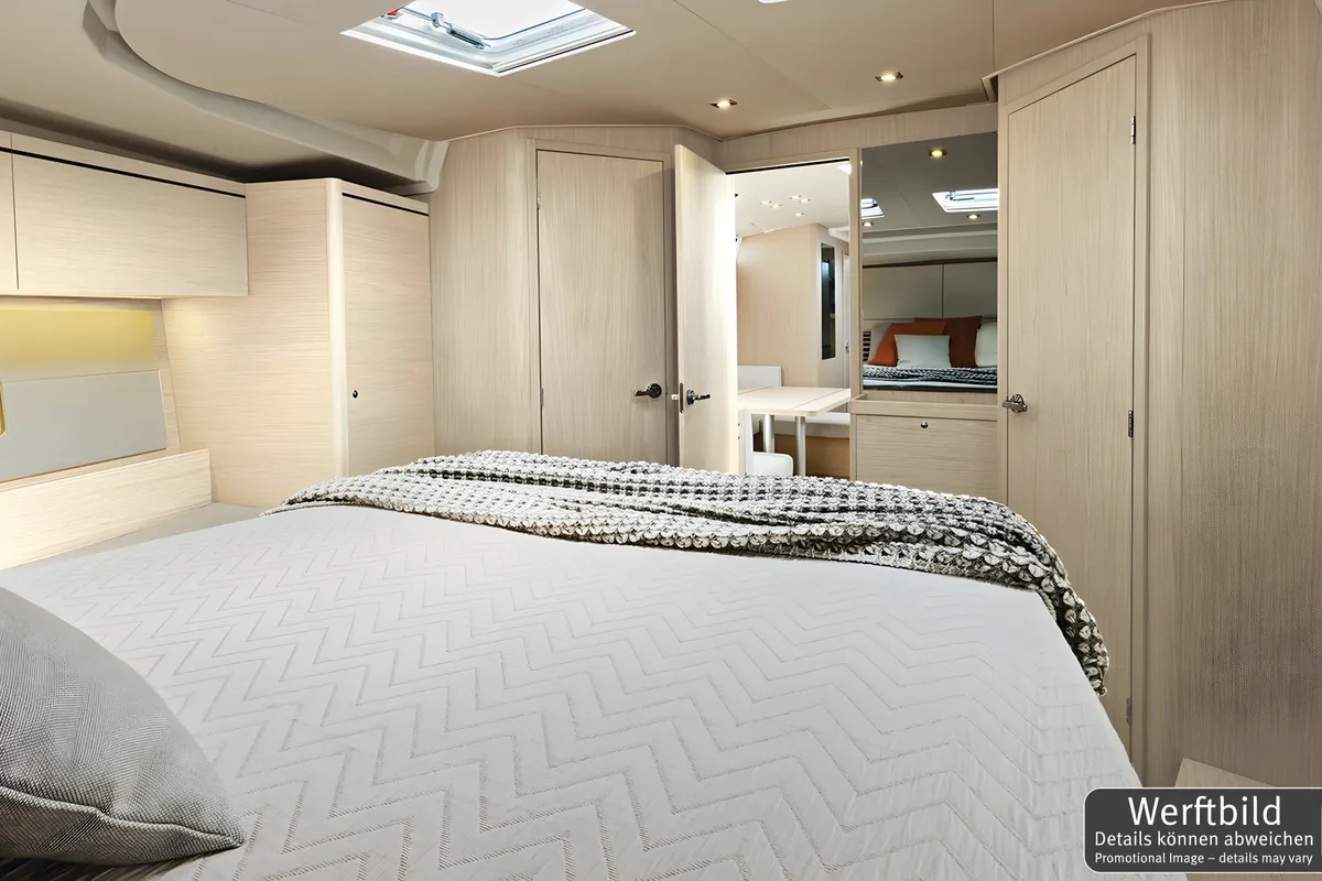Cabin on Marny, a Beneteau Oceanis 51.1 sailboat at Općina Rogoznica, Croatia