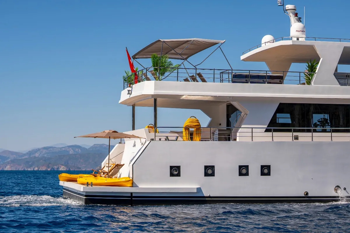 Lila Trawler, a Motoryacht Motoryacht yacht at Fethiye, Turkey