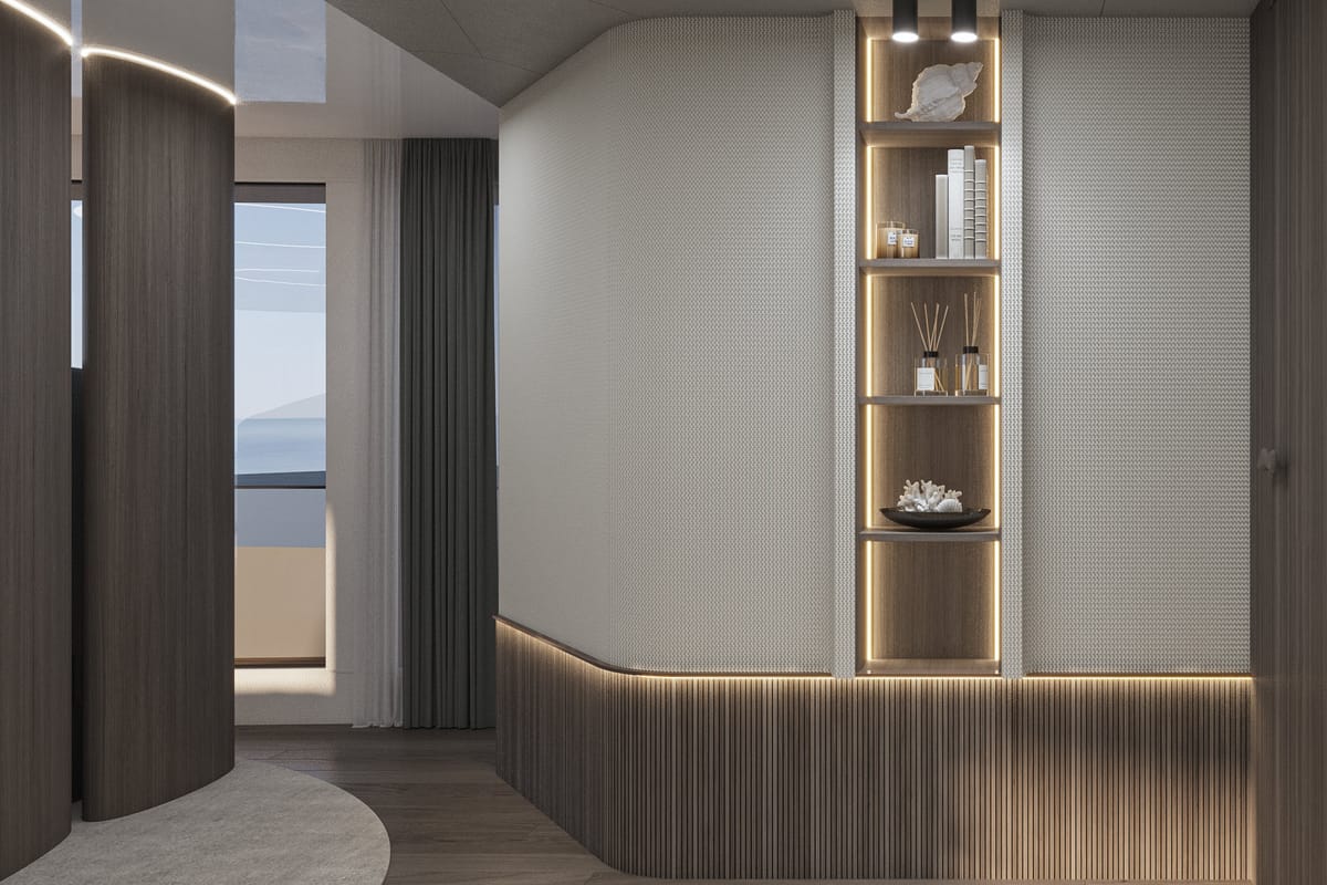 Salon of Bello, a Gulet Luxury Motor Yacht yacht at Split, Croatia