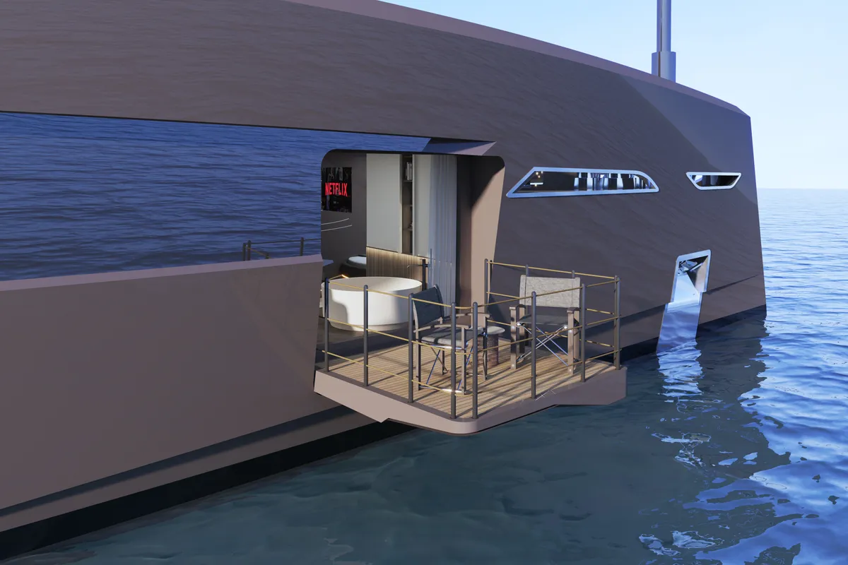 Exterior view of Bello, a Gulet Luxury Motor Yacht yacht at Split, Croatia