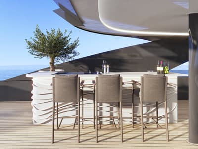 Deck of Bello, a Gulet Luxury Motor Yacht yacht at Split, Croatia