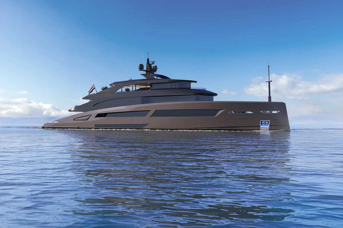 Exterior view of Bello, a Gulet Luxury Motor Yacht yacht at Split, Croatia