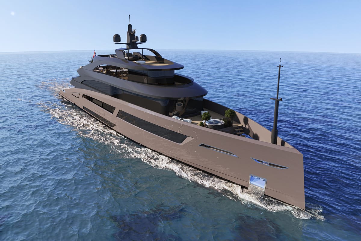 Exterior view of Bello, a Gulet Luxury Motor Yacht yacht at Split, Croatia