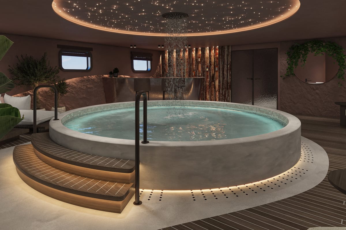 Salon of Bello, a Gulet Luxury Motor Yacht yacht at Split, Croatia