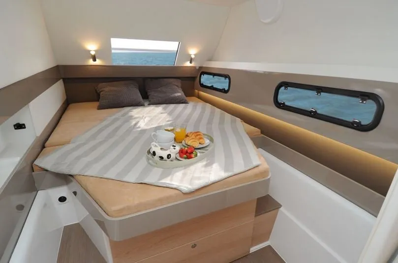 Cabin on Iris, a Bali 4.1 catamaran at Volos Municipality, Greece