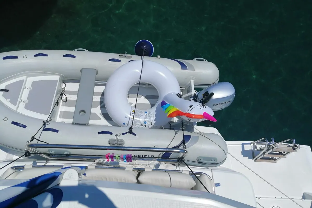 Iris, a Bali 4.1 catamaran at Volos Municipality, Greece