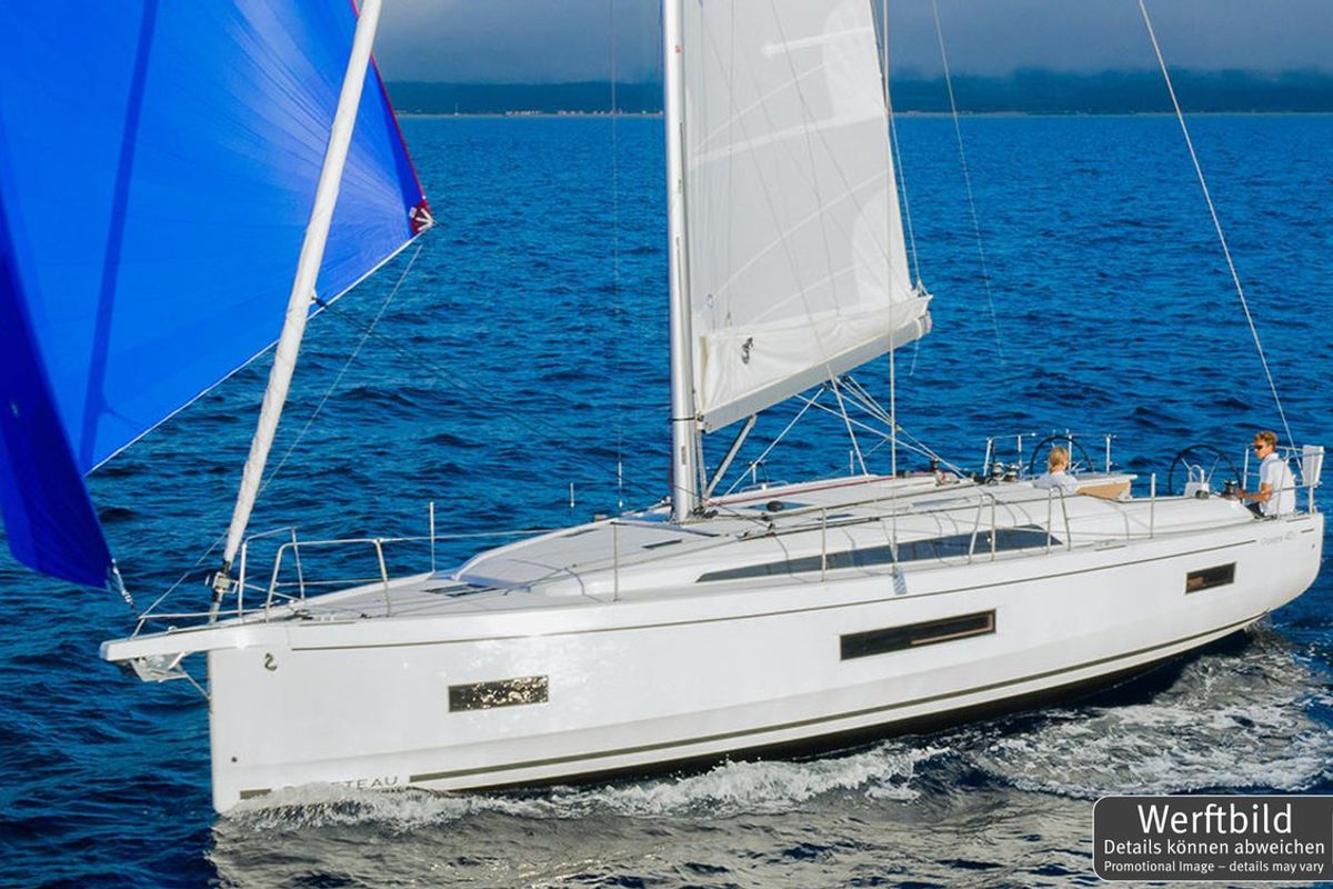 Exterior view of Magic, a Beneteau Oceanis 40.1 sailboat at Grad Biograd na Moru, Croatia