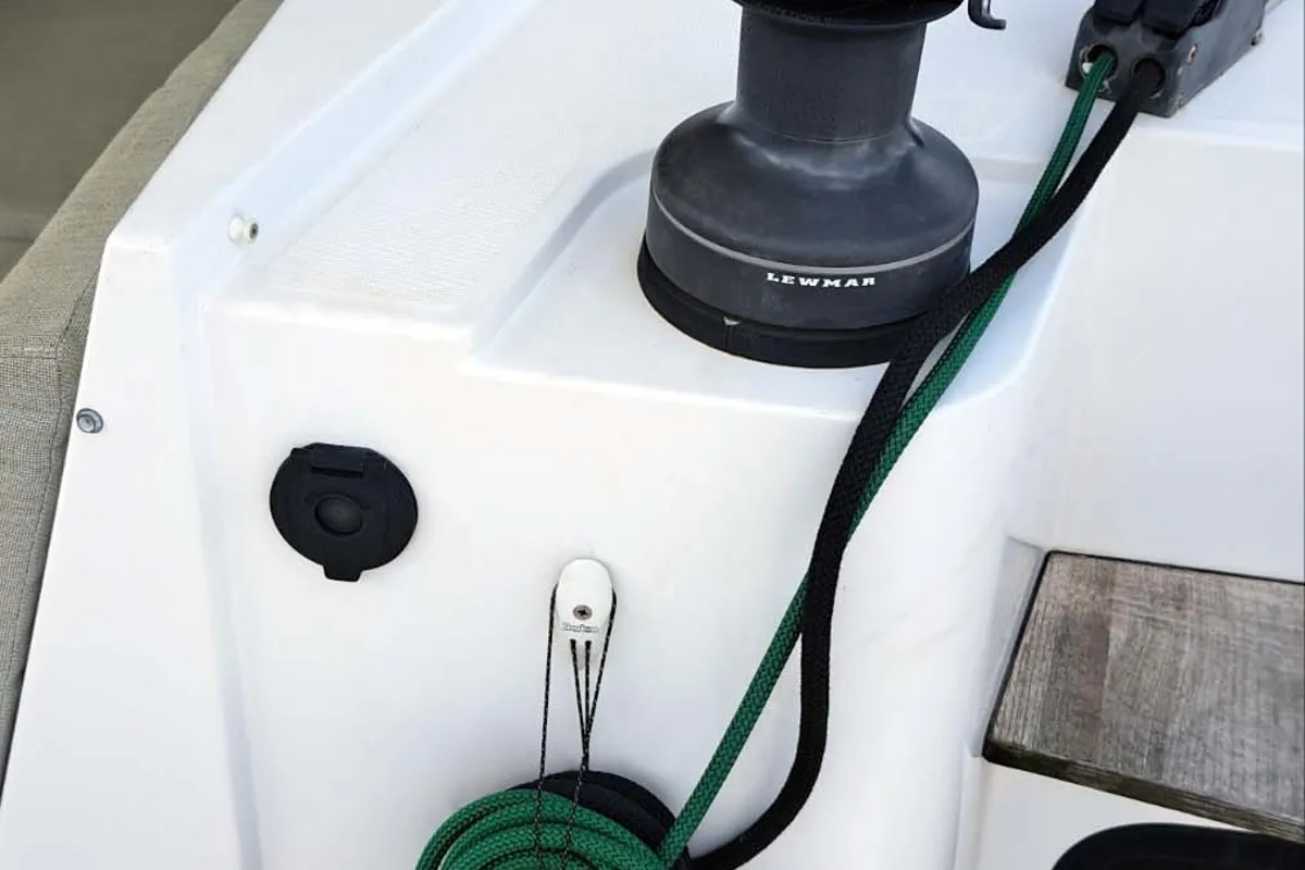 HELIOS, a Nautitech 40 catamaran at Propriano, France