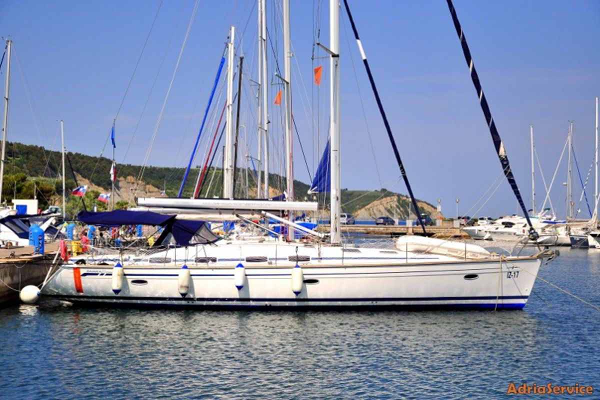 Exterior view of Big AS, a Bavaria 50 Cruiser sailboat at Izola / Isola, Slovenia