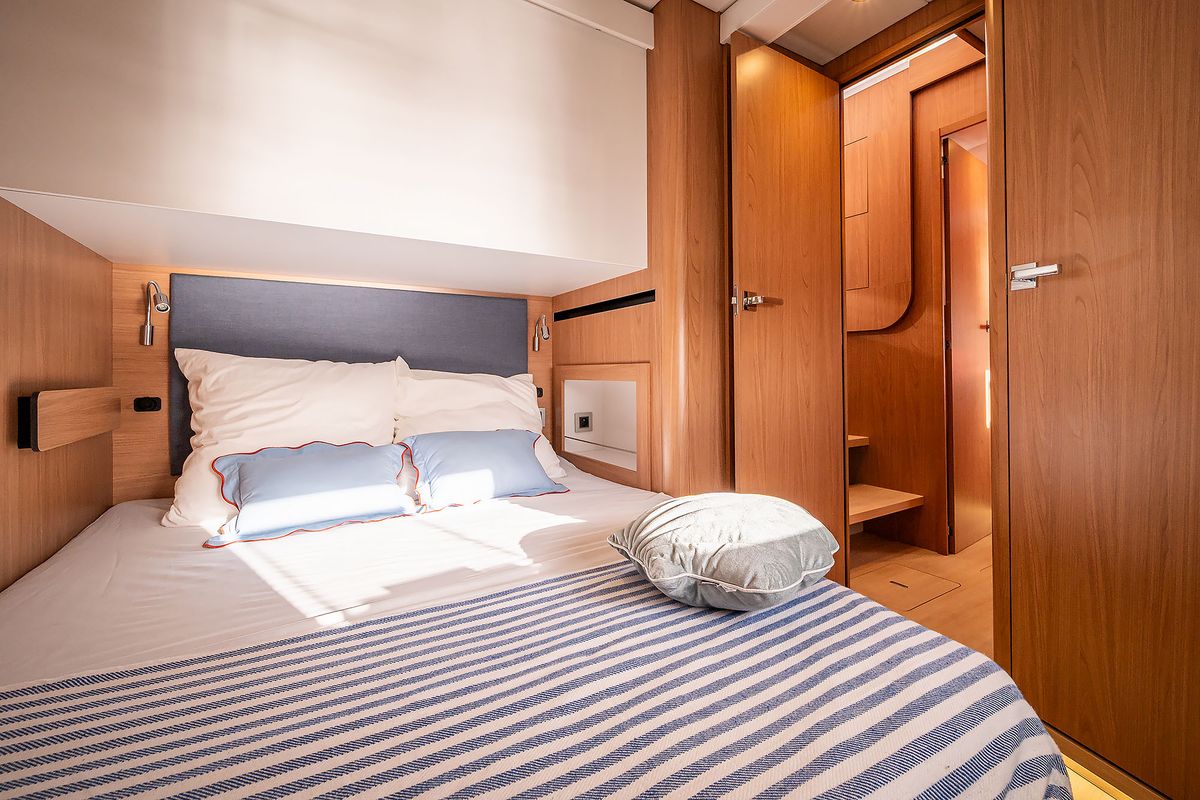 Cabin on Voilà, a Bali 5.2 catamaran at Grad Kaštela, Croatia
