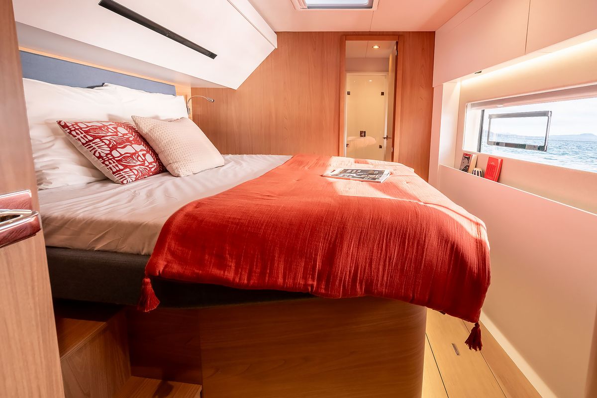 Cabin on Voilà, a Bali 5.2 catamaran at Grad Kaštela, Croatia