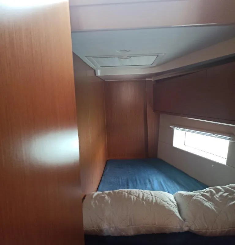 Cabin on Nutmeg, a Bavaria C45 sailboat at Municipal Unit of Lefkada, Greece