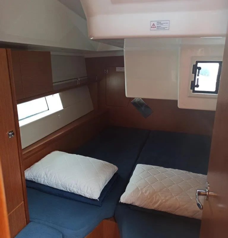 Cabin on Nutmeg, a Bavaria C45 sailboat at Municipal Unit of Lefkada, Greece