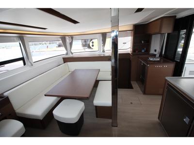 Salon of Westerlund, a Lagoon 46 catamaran at Grand Anse, Grenada