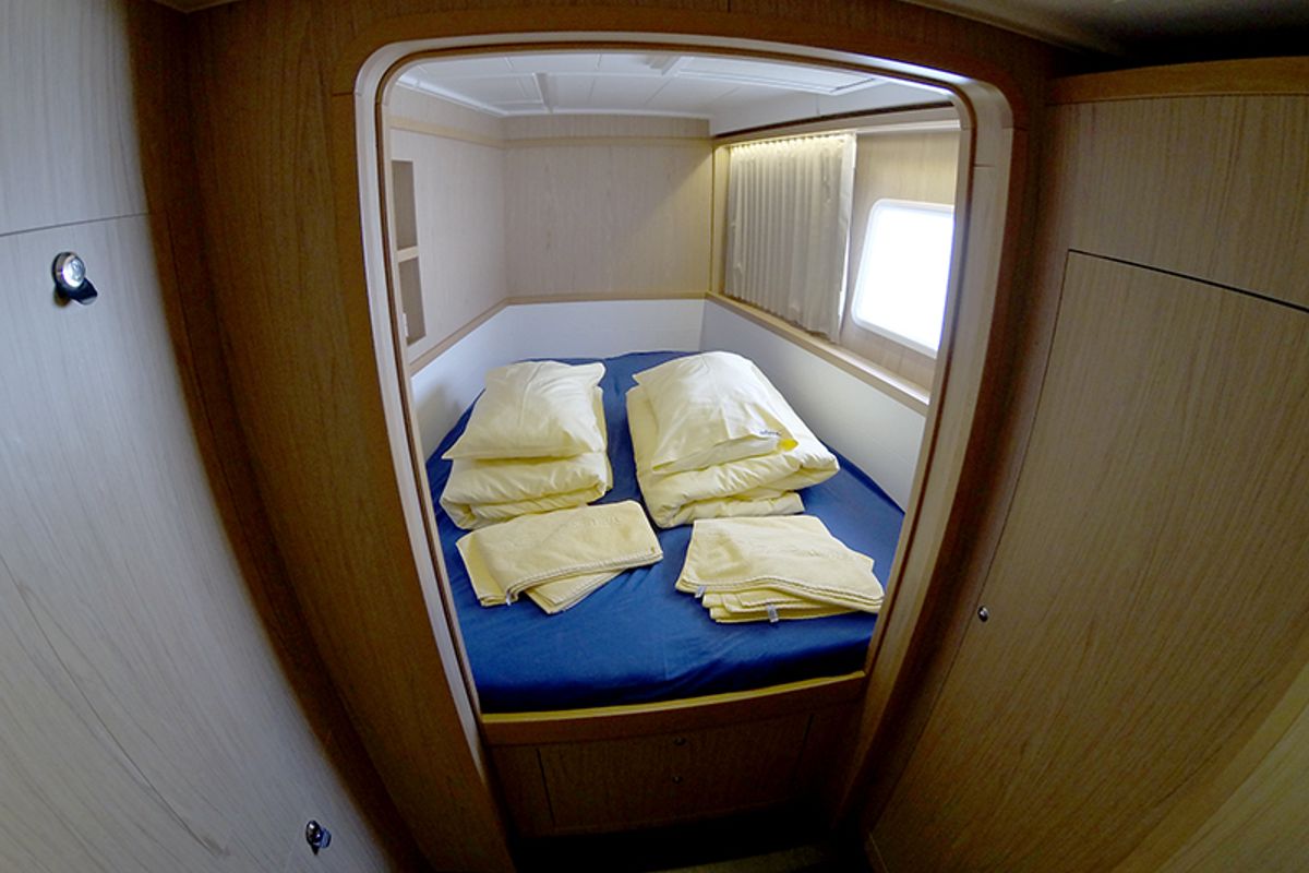 Cabin on Bob Cat, a Lagoon 39 catamaran at Grad Šibenik, Croatia