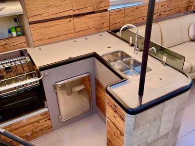 Galley of CHAMPAGNE, a Jeanneau 57 sailboat at Grad Šibenik, Croatia