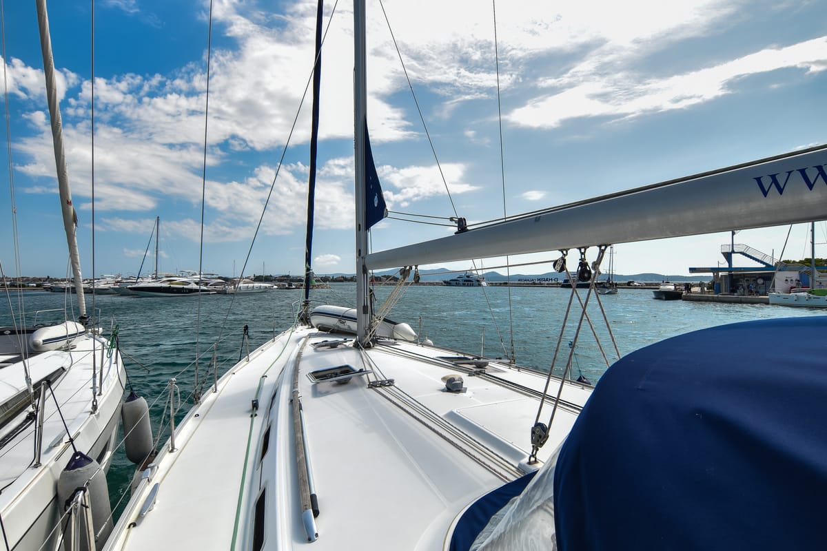 Exterior view of Principessa, a Beneteau Cyclades 50.5 sailboat at Općina Sukošan, Croatia