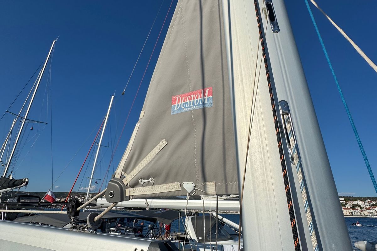 Team Adventure, a Delphia Yachts Delphia 47 sailboat at Općina Rogoznica, Croatia