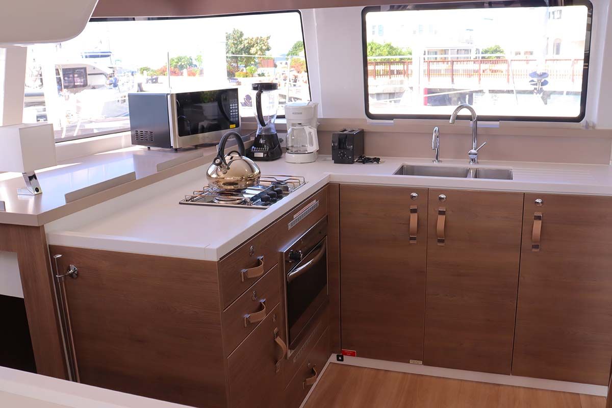 Stellar, a Bali 4.4 catamaran at Road Town, British Virgin Islands