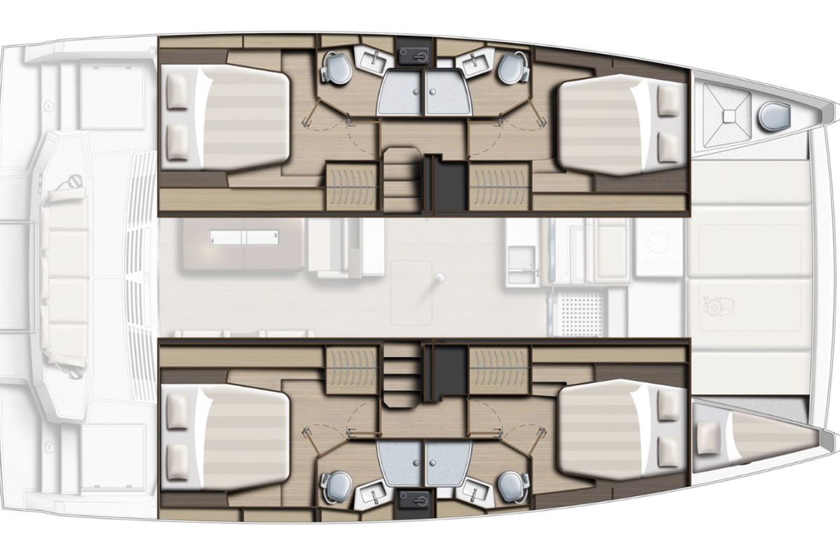 Stellar, a Bali 4.4 catamaran at Road Town, British Virgin Islands