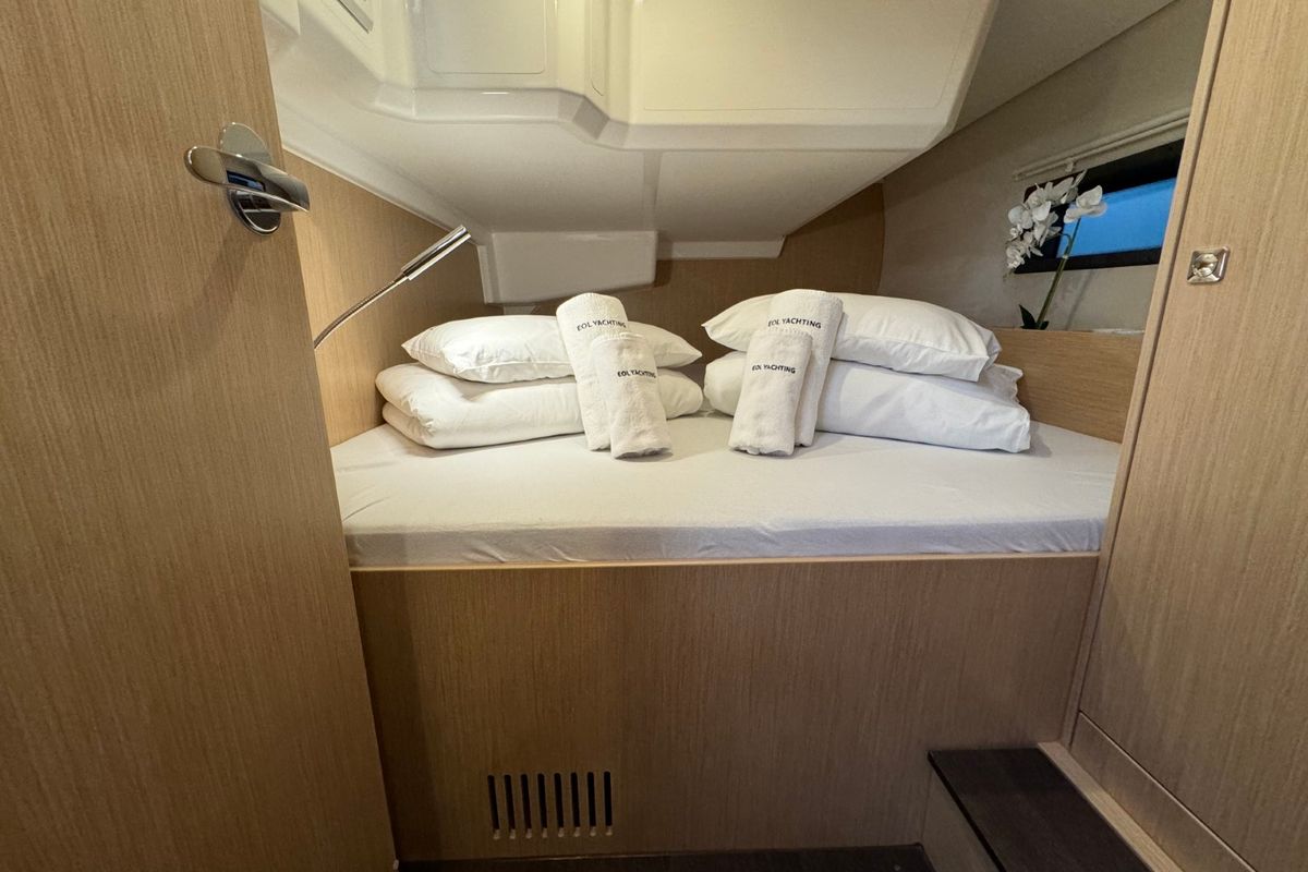Cabin on Ivana, a Bavaria C42 sailboat at Grad Pula, Croatia