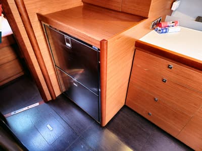 Galley of Lento, a Dufour 430 GL sailboat at Grad Kaštela, Croatia