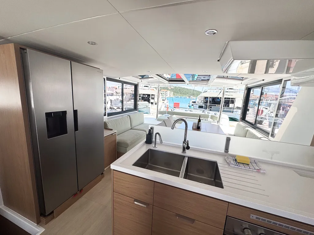 Grand Azure, a Bali 4.6 catamaran at Pirovac, Croatia